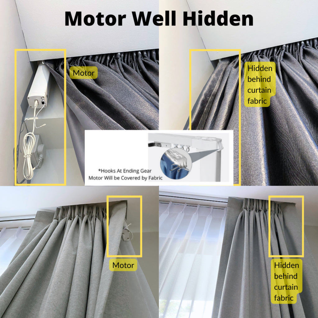 Smart Motorised Automated Electric Curtain Track