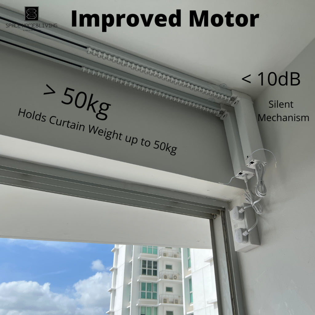 Smart Motorised Automated Electric Curtain Track