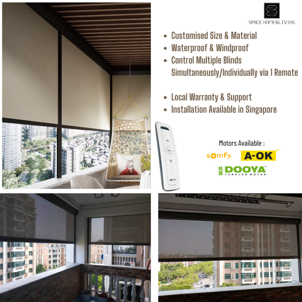 Smart Automated Outdoor Zip Blinds