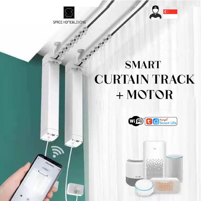 Smart Motorised Automated Electric Curtain Track