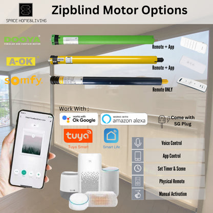 Smart Automated Outdoor Zip Blinds